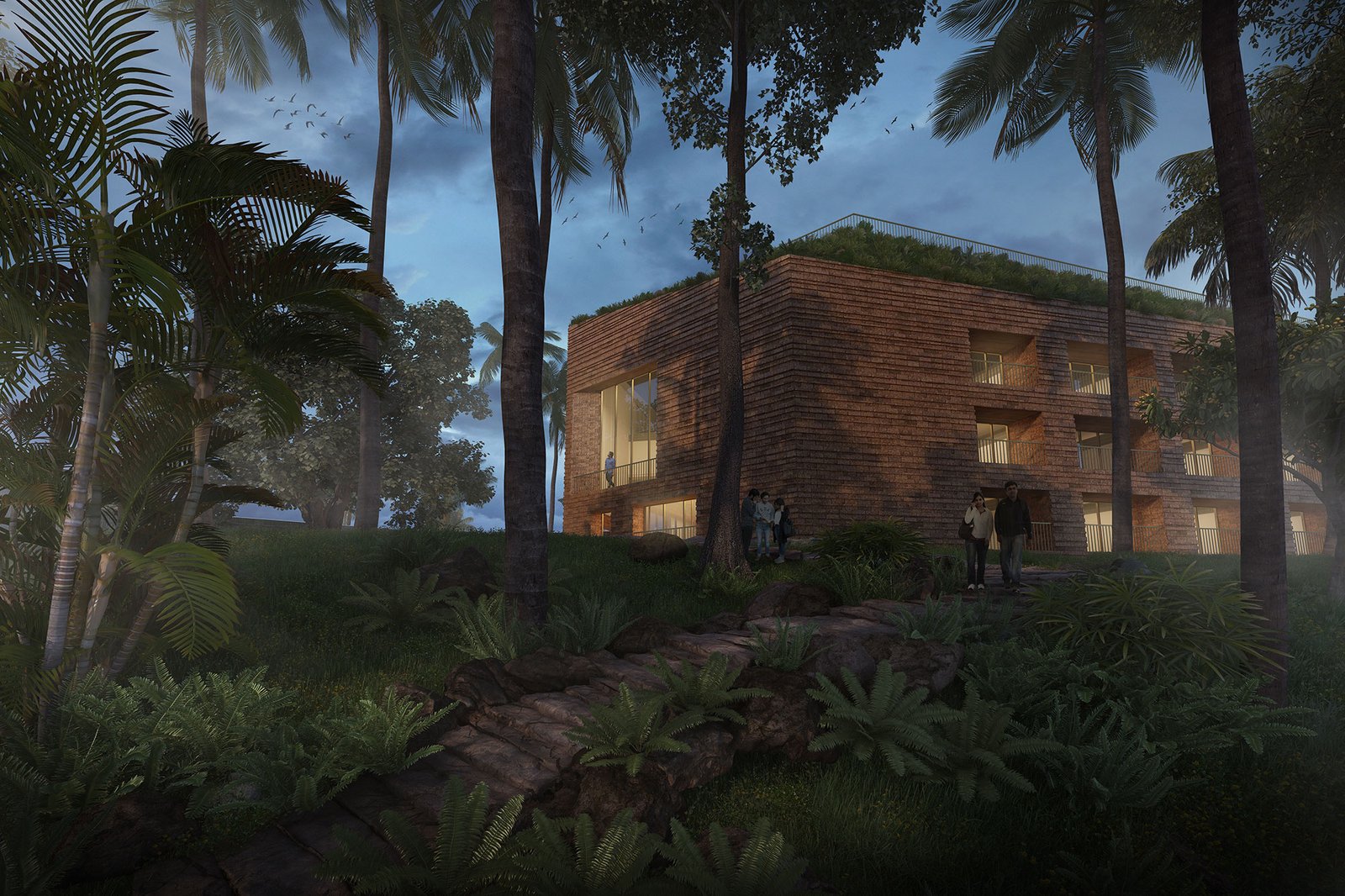 render exterior goa housing