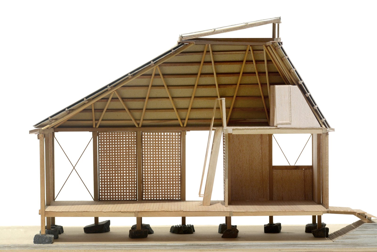 Section Artist Retreat Scale Model Photograph