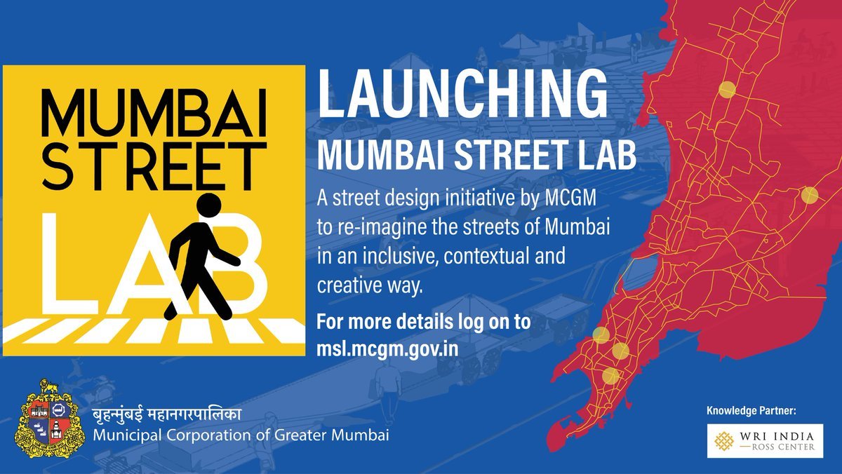 Mumbai Street Lab Competition Poster - MCGM