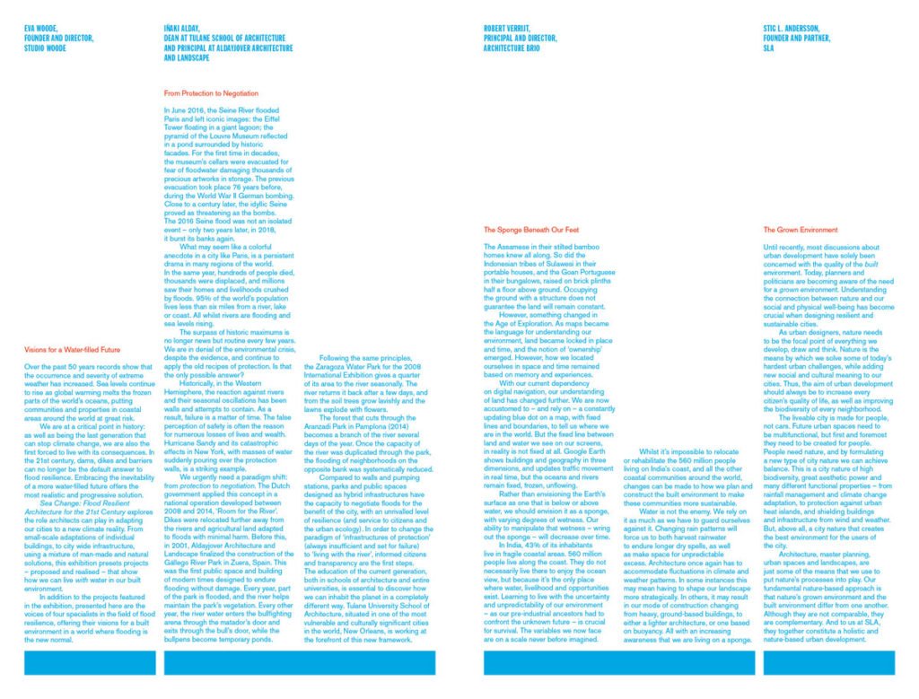 Sea Change - Flood Resilient Architecture Brochure