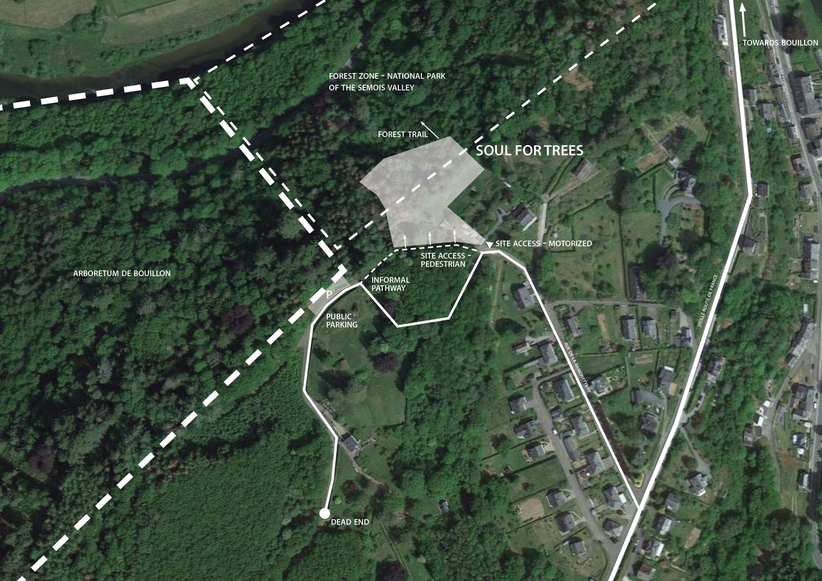 Bouillon nature retreat site location