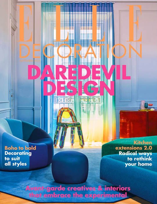 Elle Decoration UK September 2023 issue with the Ray