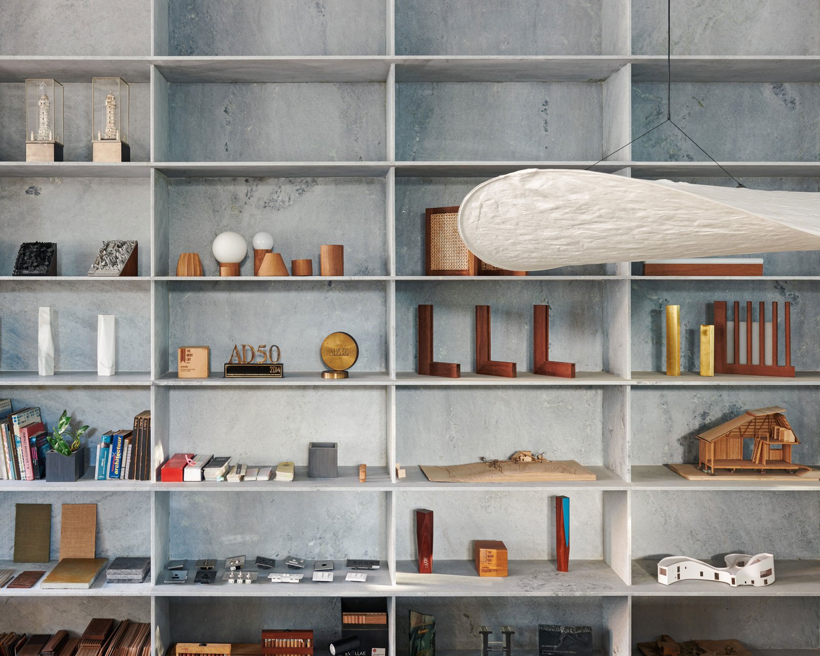 indian marble shelves bookcase in Mumbai Office