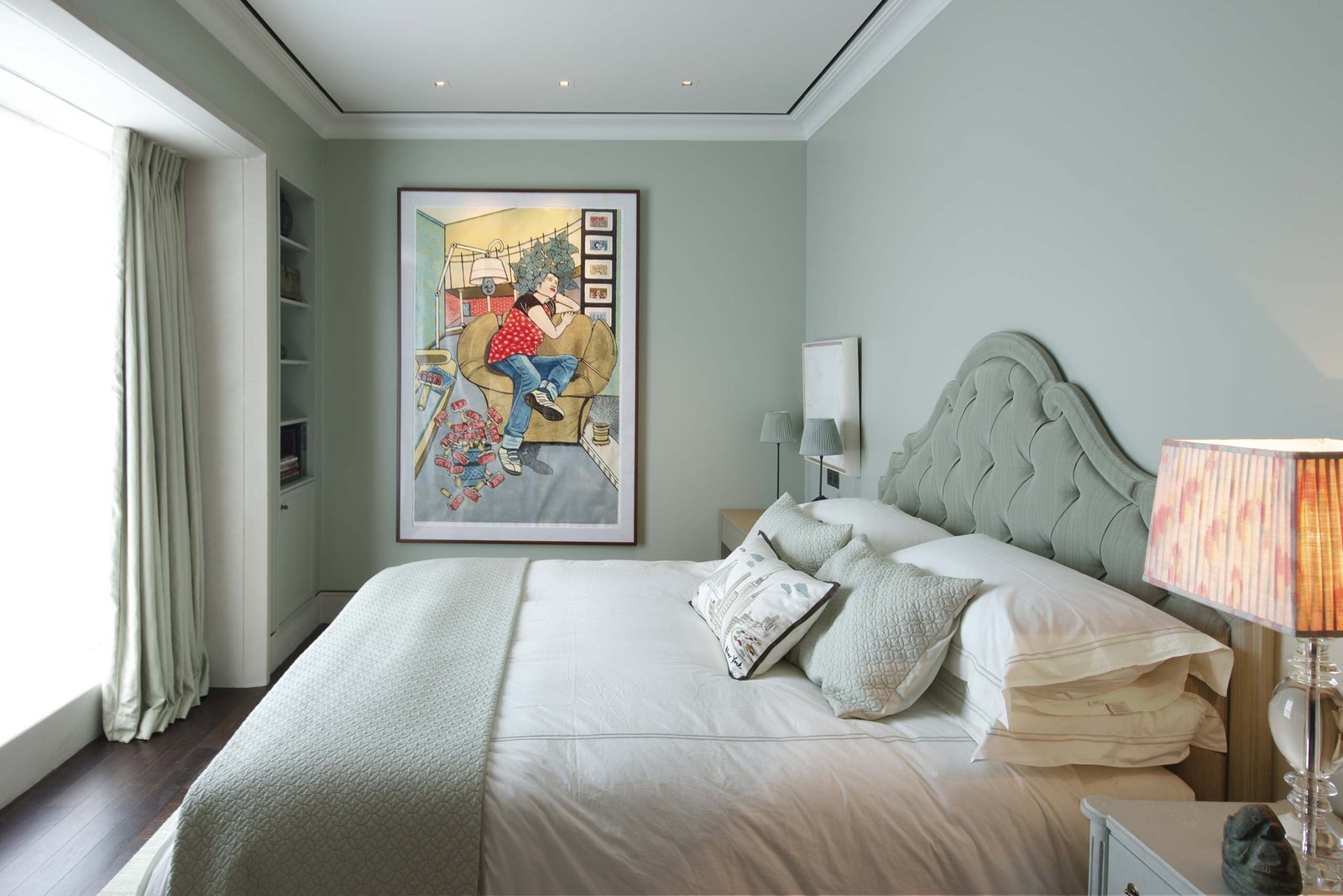Bedroom in duplex apartment interior design mumbai india