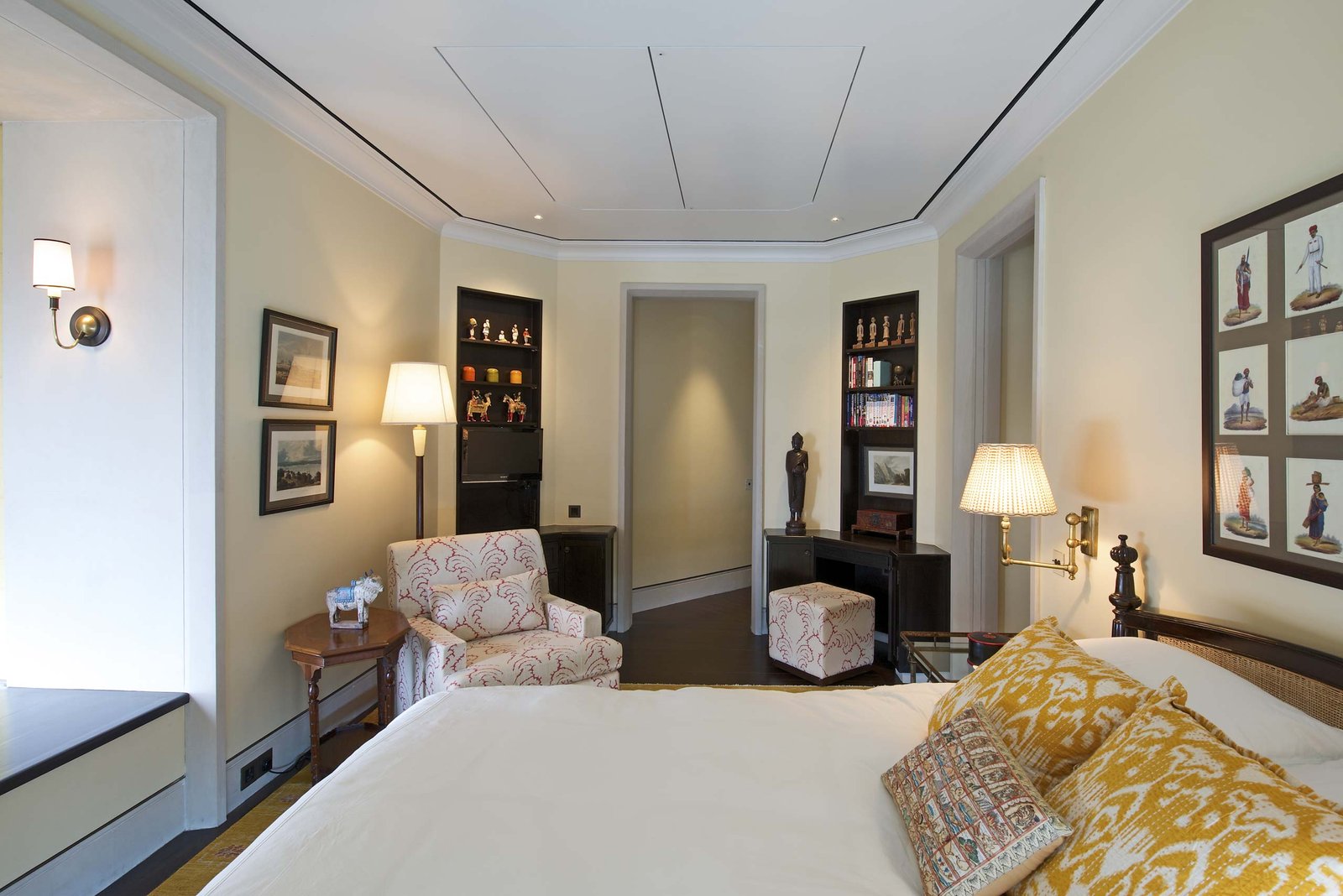 Bedroom in duplex apartment interior design mumbai india