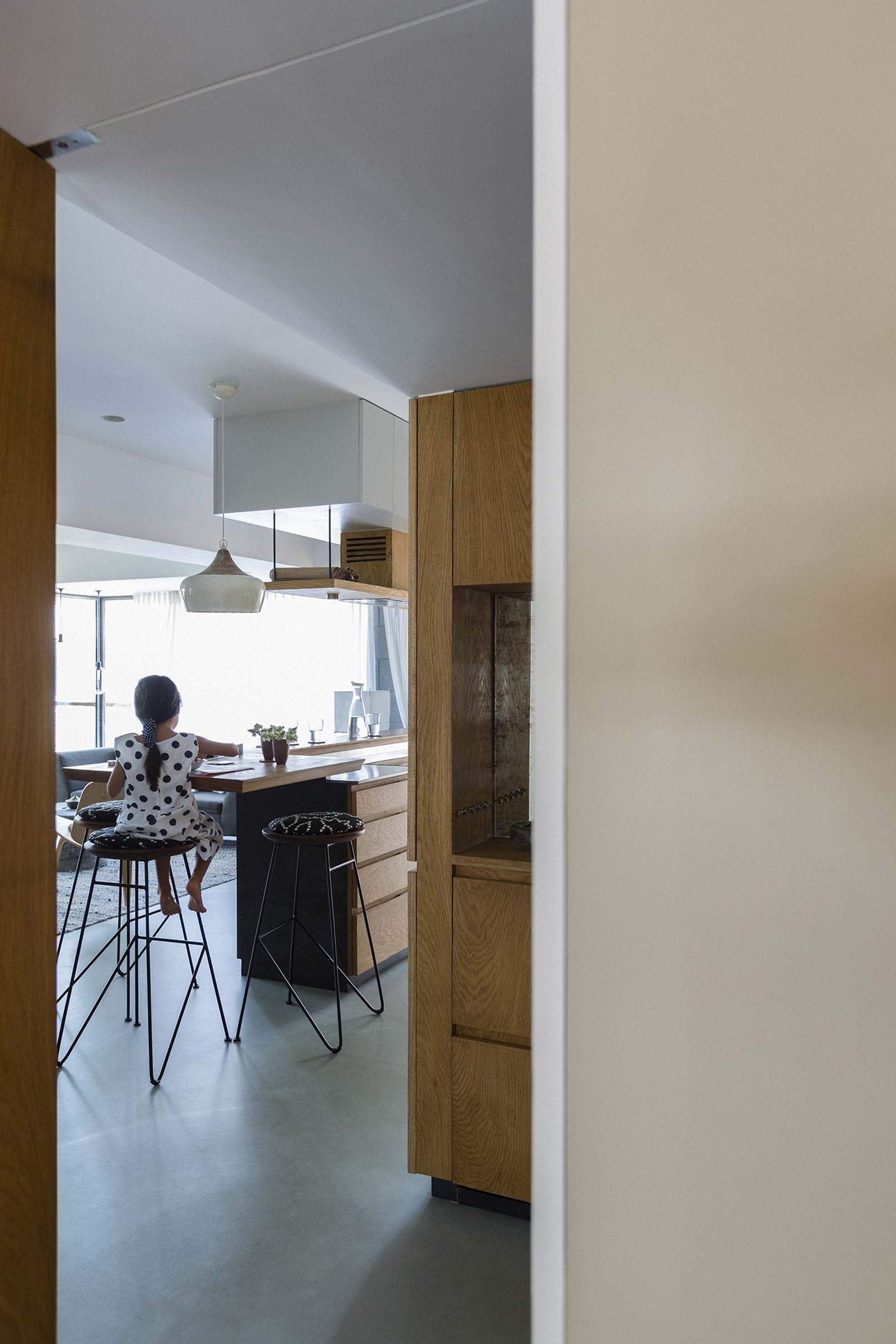 Kitchen Island apartment interior bandra mumbai