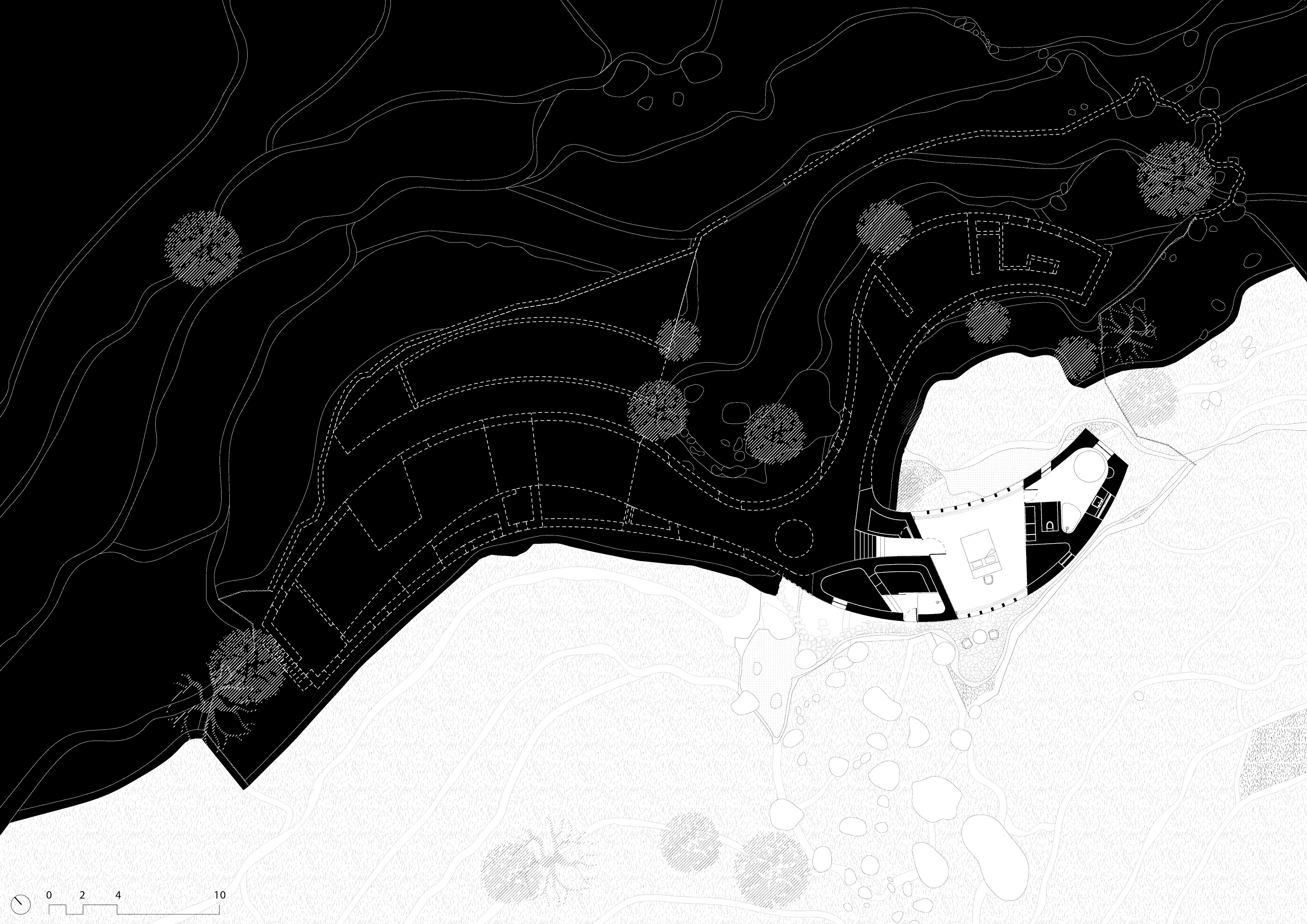 Dharamshala Yoga retreat animated gif floor plan