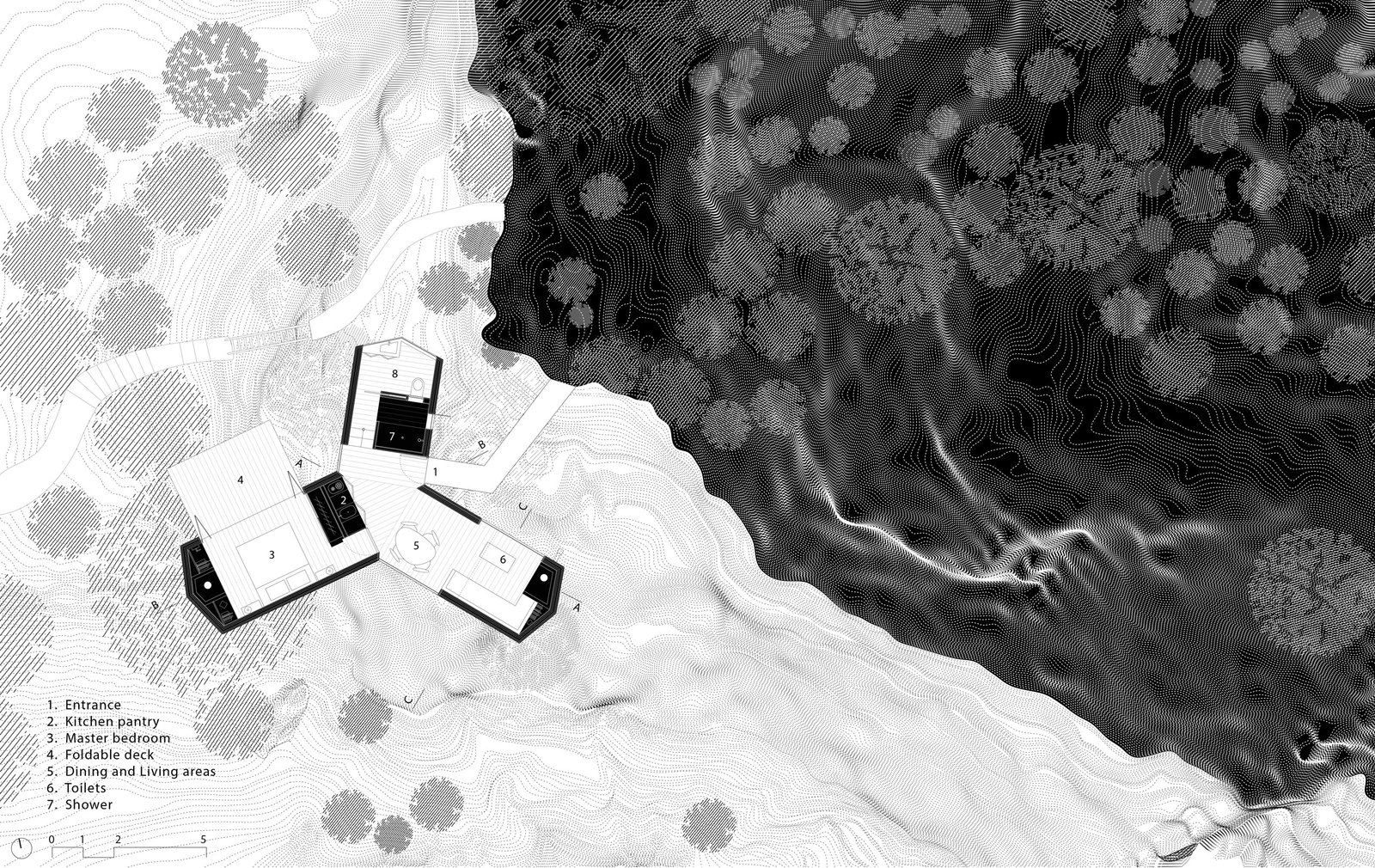 Floor Plan - Himalayan Mountain Cabin