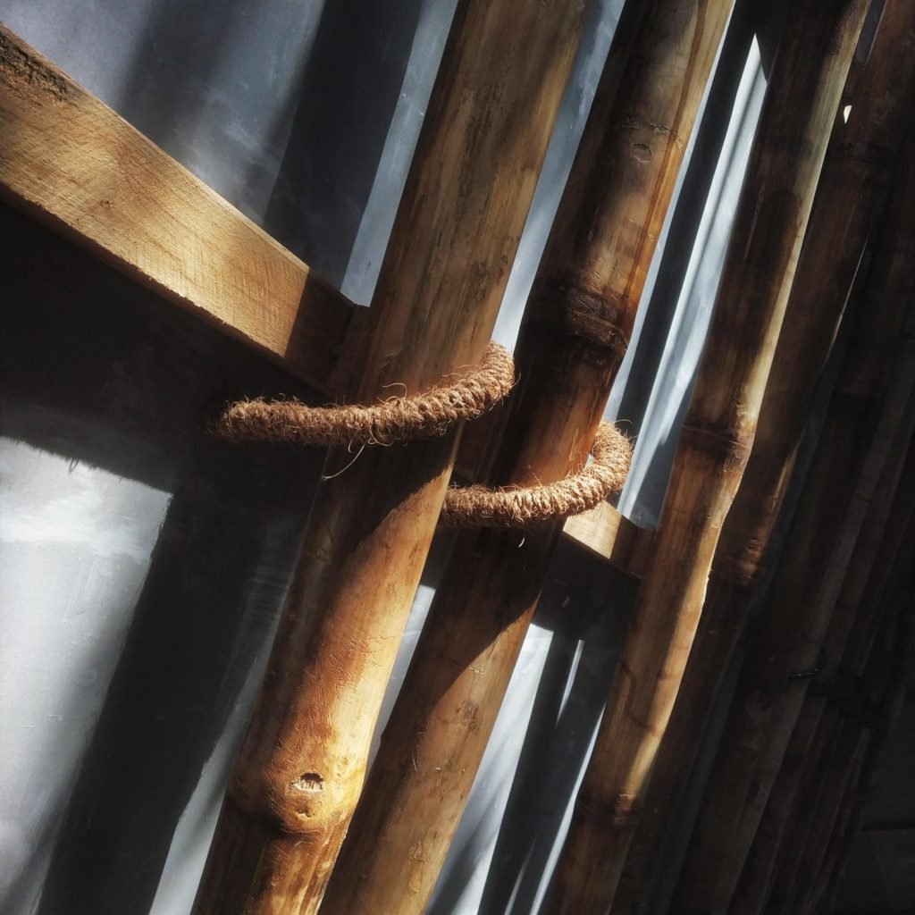 bamboo connection detail