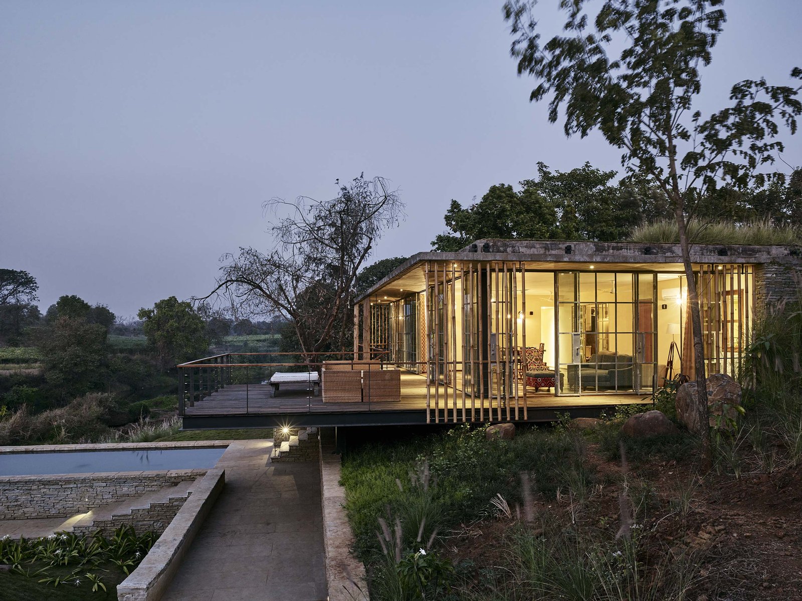 Riparian House house on a river Karjat india
