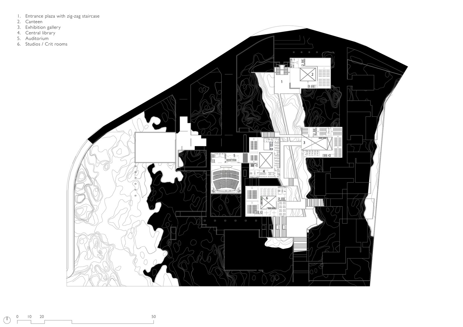 Masterplan of SPA Delhi