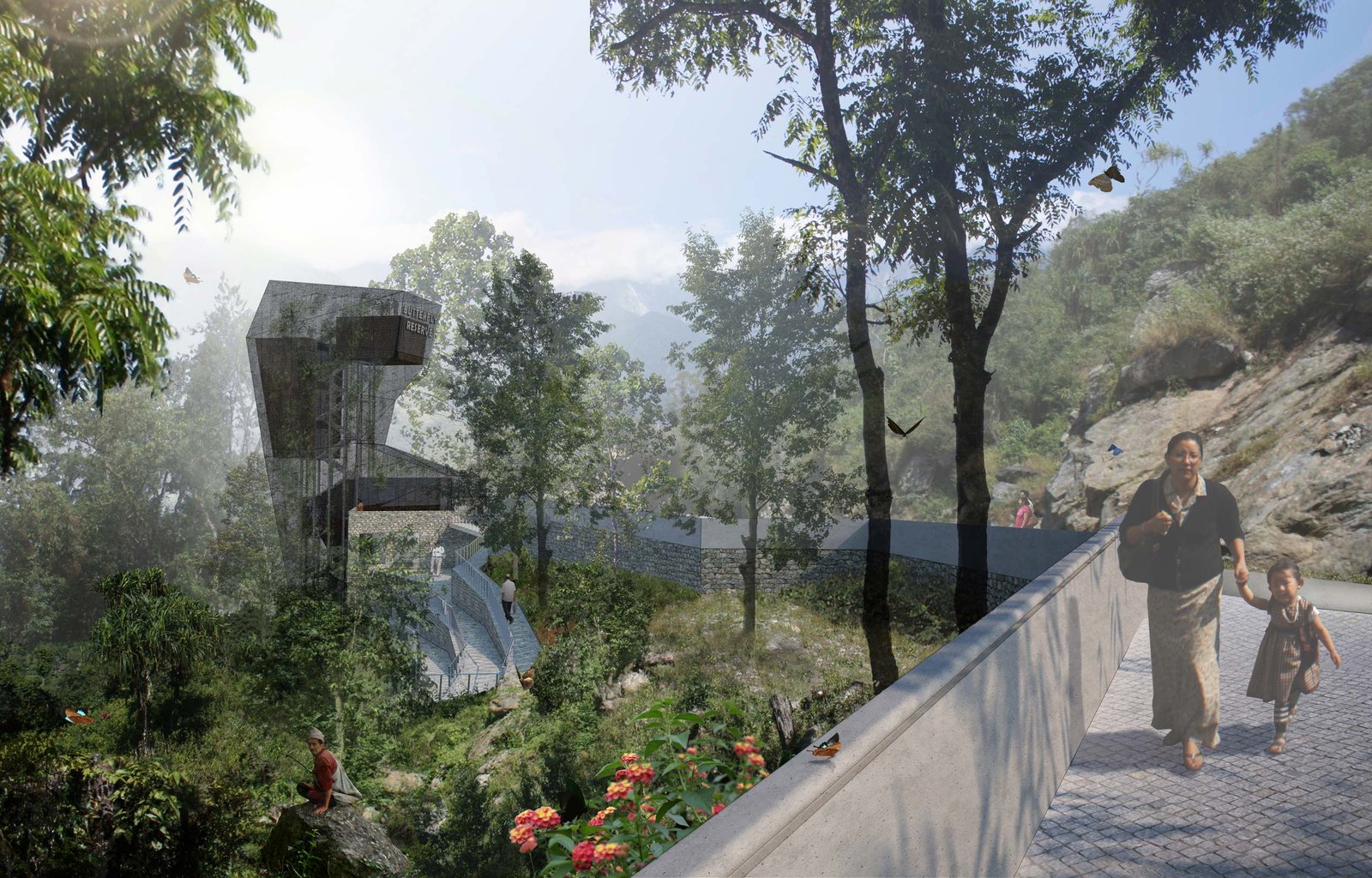 Entrance Pavilion at Sikkim Butterfly Reserve