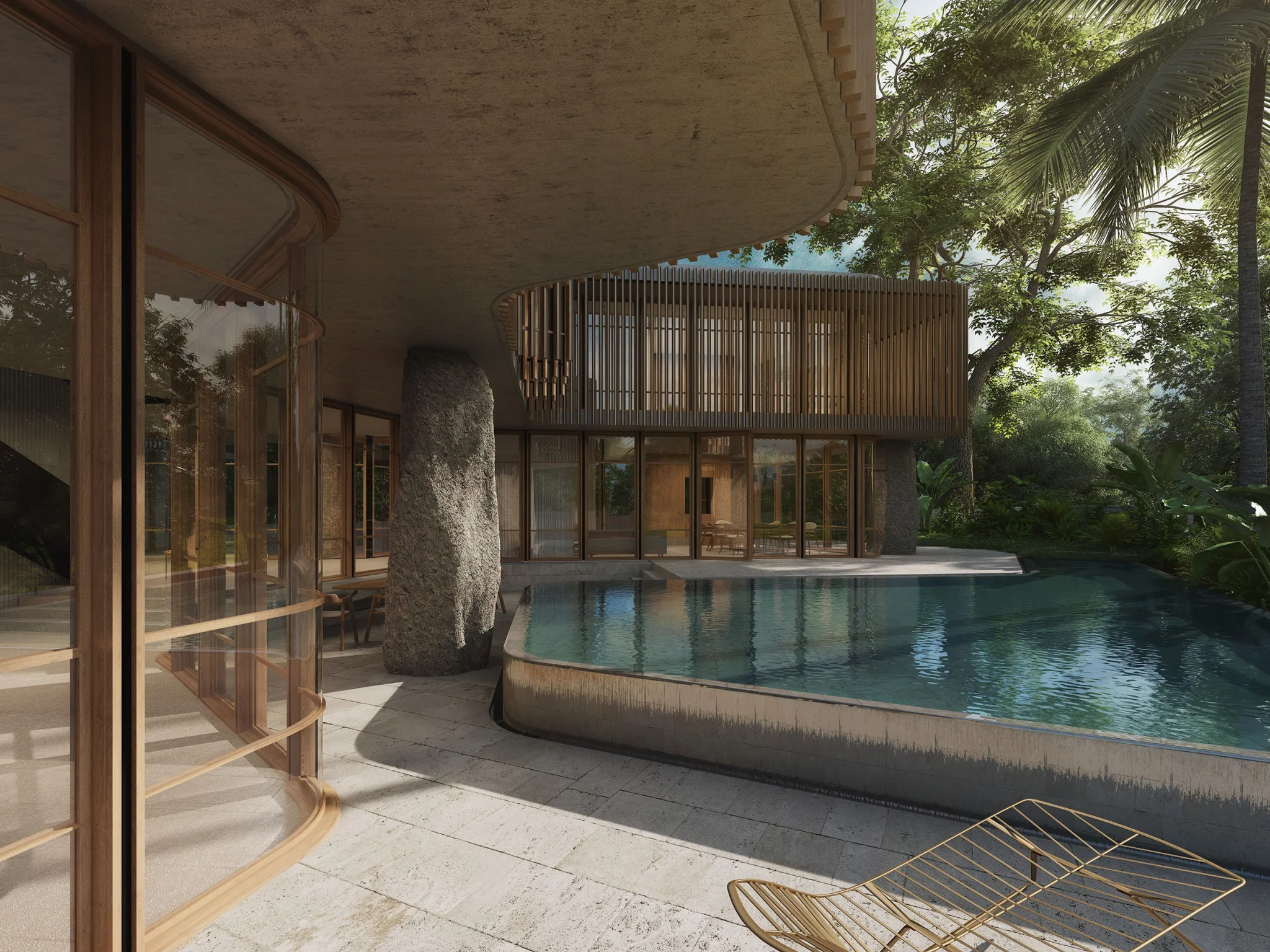 House in Hyderabad in swimming pool